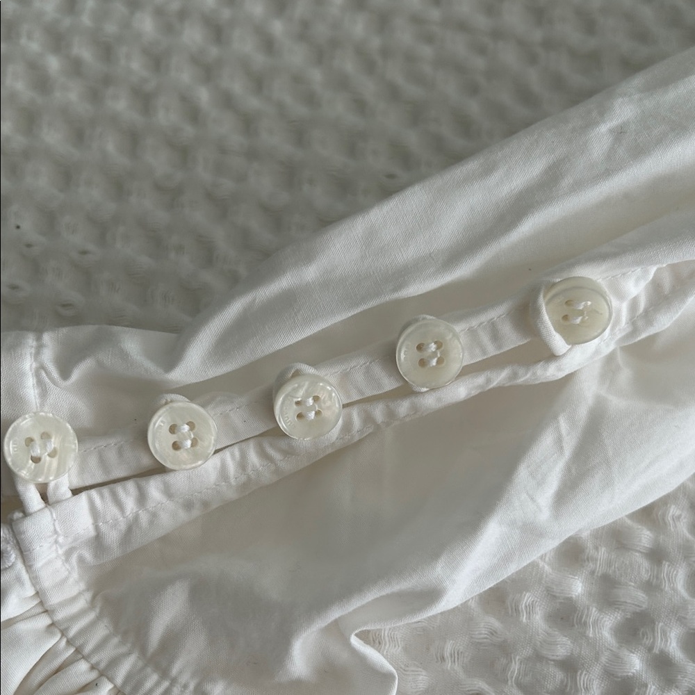 Rabanne H&M White Lace Detail Blouse - Picture 8 of 8